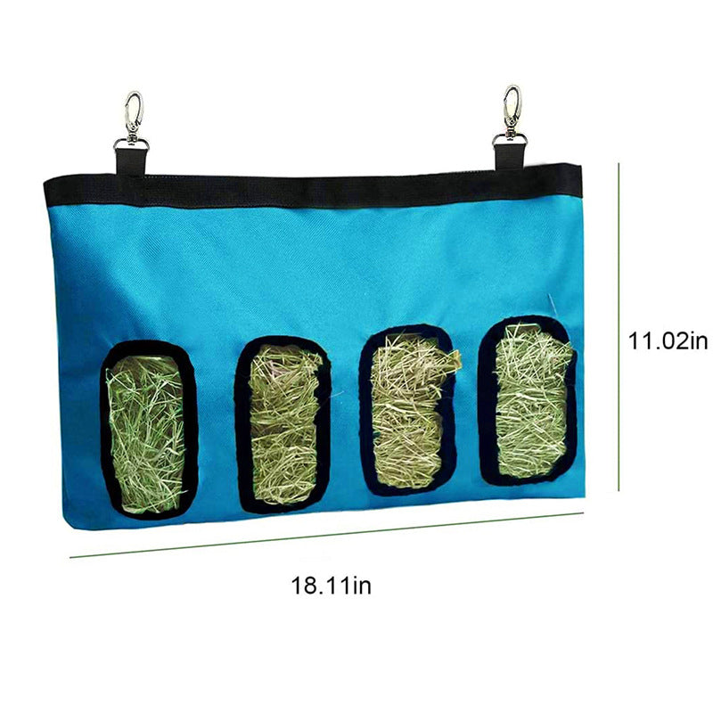 Rabbit Hay Feeder Bag – Hanging Hay Storage for Guinea Pigs & Bunnies