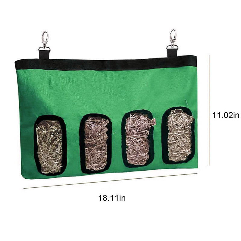 Rabbit Hay Feeder Bag – Hanging Hay Storage for Guinea Pigs & Bunnies