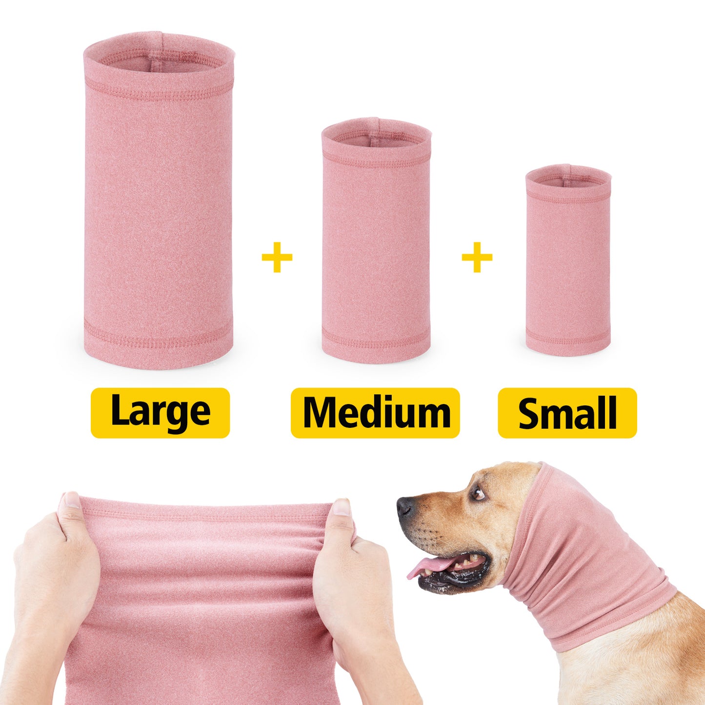 Soft Rabbit Fleece Dog Scarf – Warm Winter Pet Neck Wrap for Small & Medium Dogs