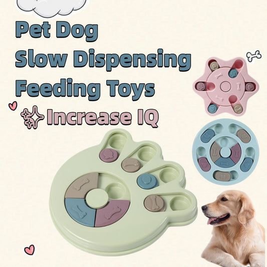 Interactive Dog Puzzle Feeder – Slow Treat Dispensing Training Toy