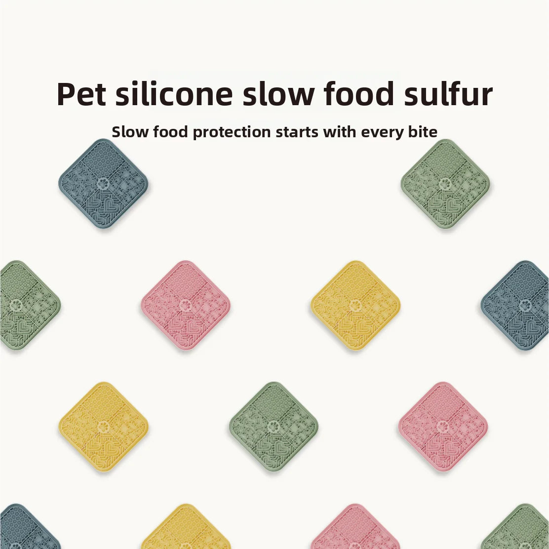 Silicone Dog Lick Mat – Slow Feeding & Anxiety Relief Toy