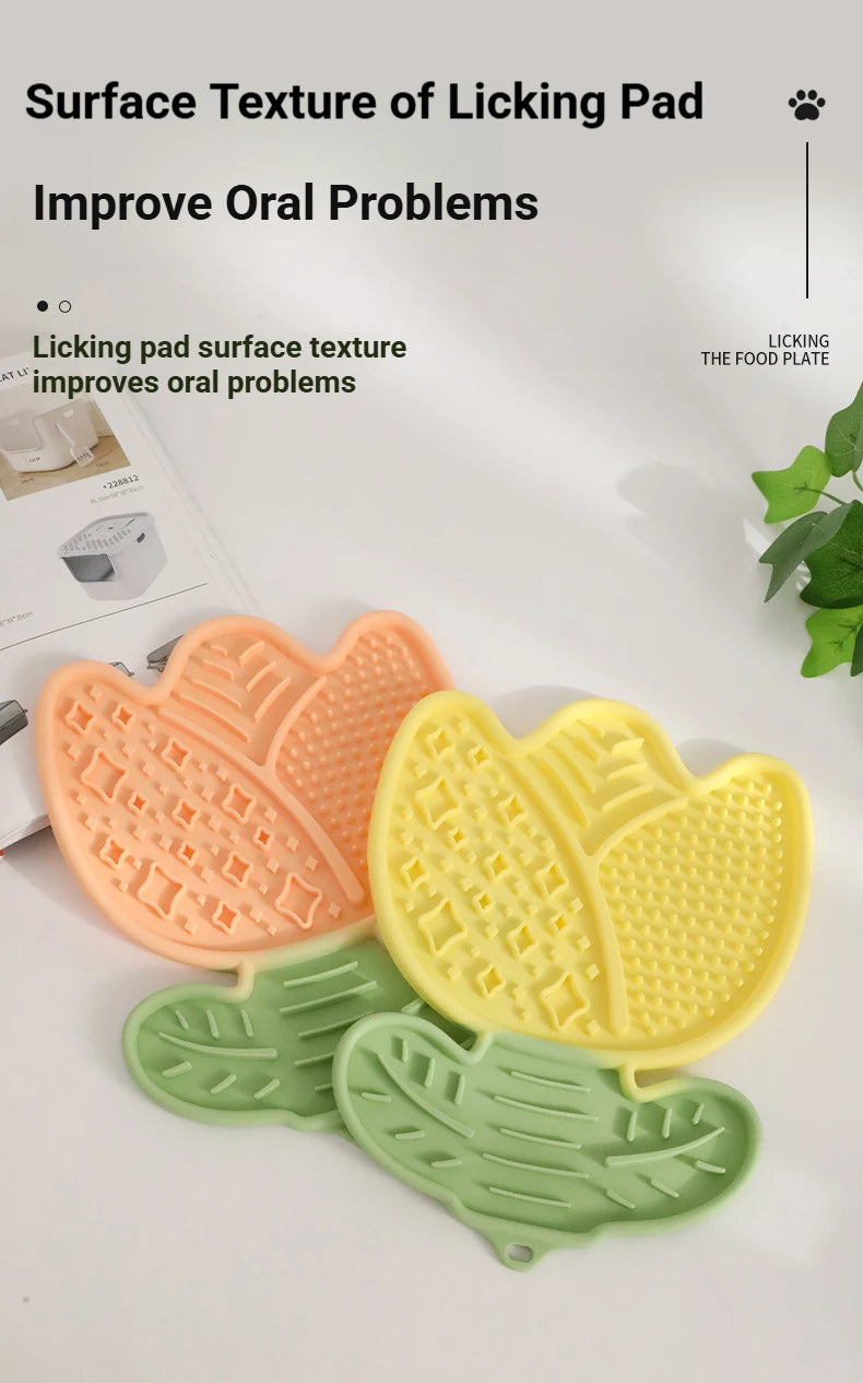 Multi-Function Pet Lick Mat – Non-Slip Slow Feeder for Dogs & Cats