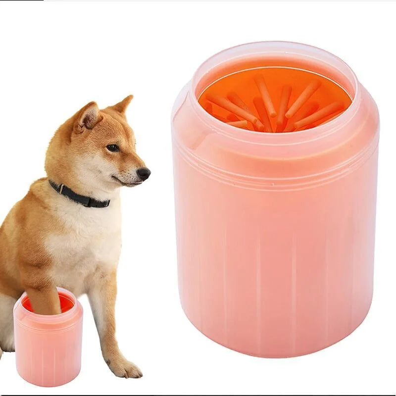 Pet Paw Cleaner Bucket – Portable Silicone Paw Washer for Dogs
