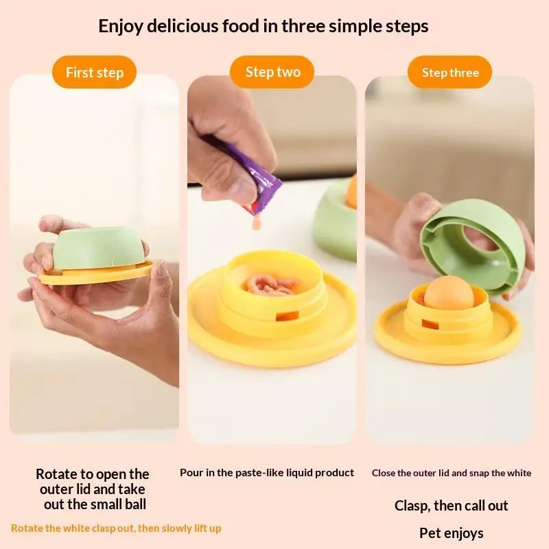 Pet Lick Mat – Slow Feeder Yogurt Plate for Dogs & Cats