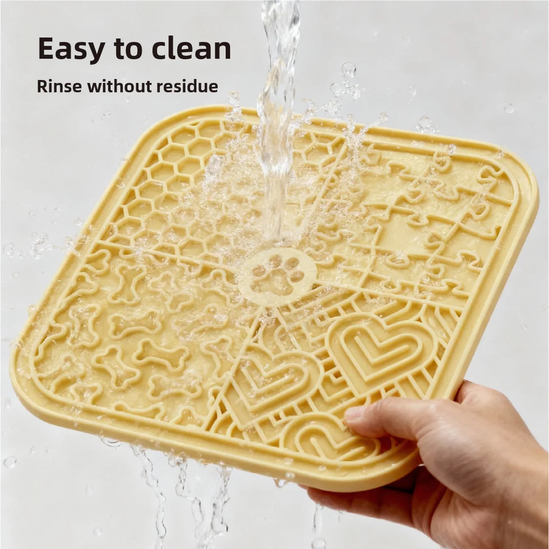 Silicone Dog Lick Mat – Slow Feeding & Anxiety Relief Toy