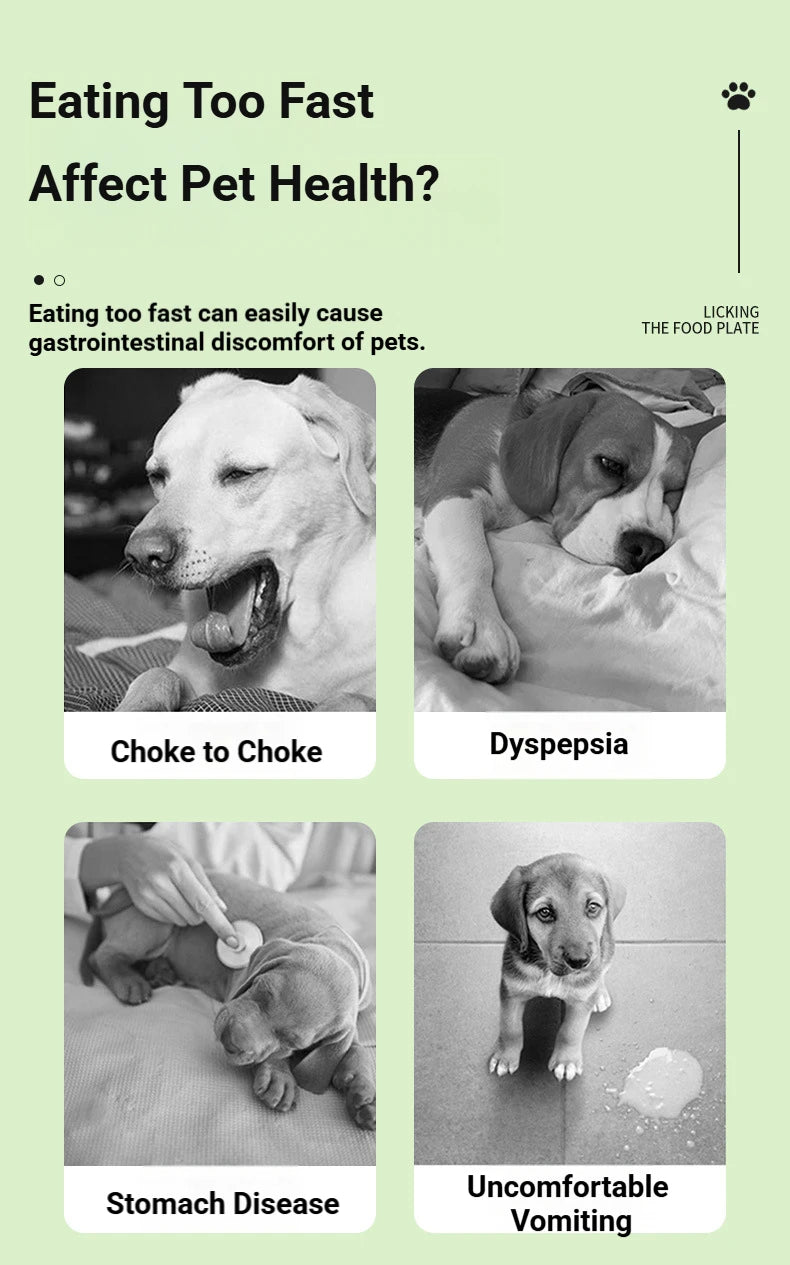 Multi-Function Pet Lick Mat – Non-Slip Slow Feeder for Dogs & Cats