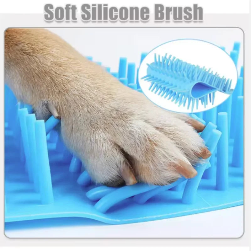 Pet Paw Cleaner Bucket – Portable Silicone Paw Washer for Dogs