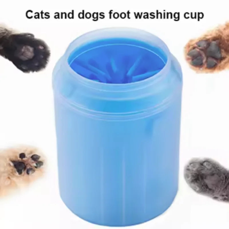 Pet Paw Cleaner Bucket – Portable Silicone Paw Washer for Dogs