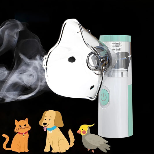 Pet Portable Nebulizer – Silent Inhaler for Cats & Dogs | Respiratory Relief