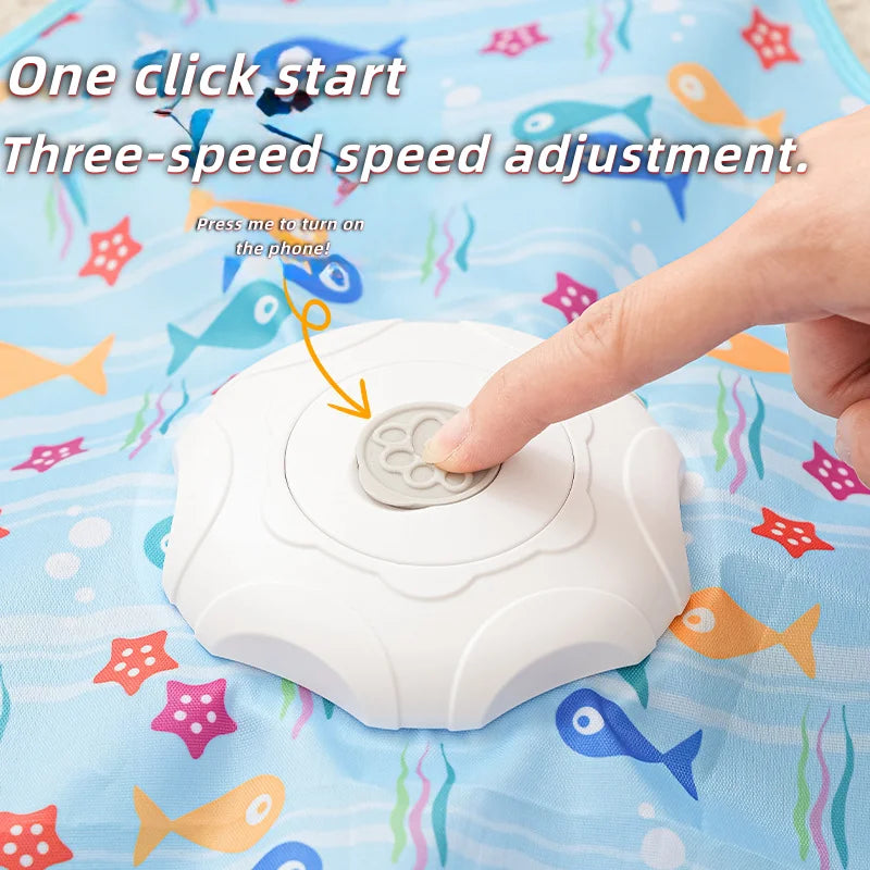 Automatic Cat Turntable Toy – Interactive Electric Teaser Stick for Indoor Cats