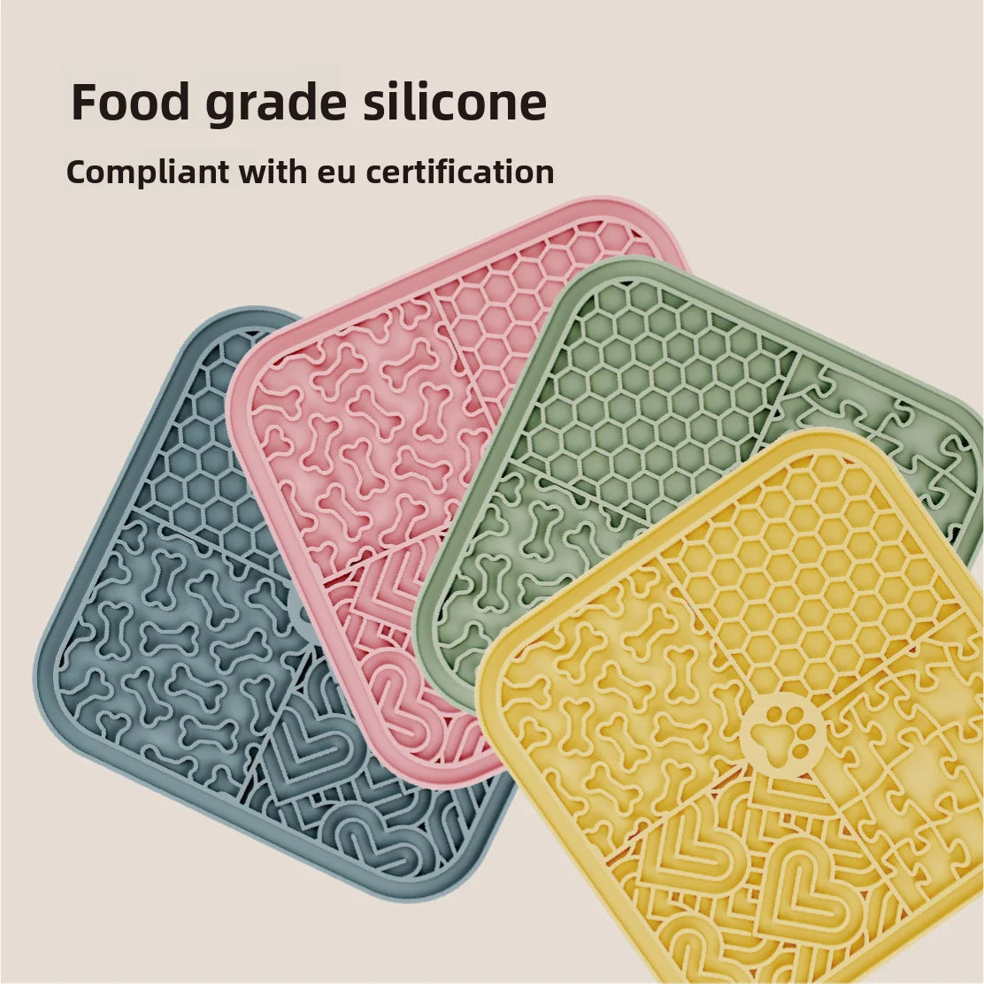 Silicone Dog Lick Mat – Slow Feeding & Anxiety Relief Toy